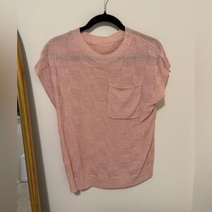NWOT Pink Knit Women's Top